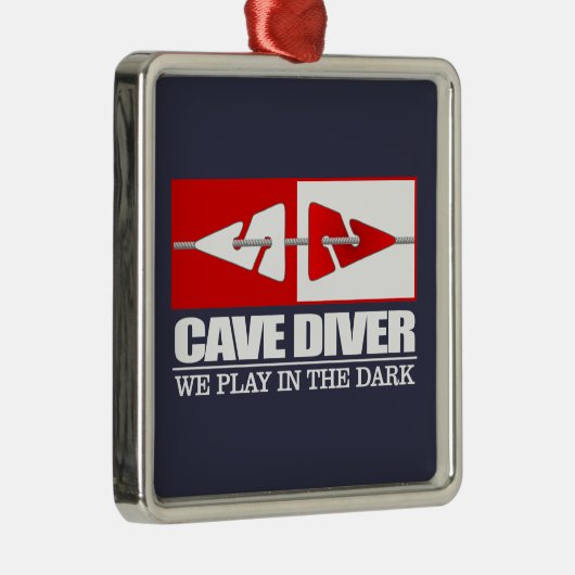 Cave Diver (LM) Metalen Ornament (Rechts)