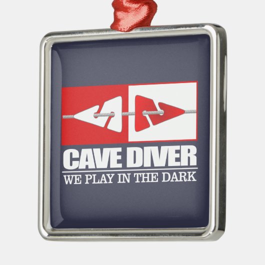 Cave Diver (LM) Metalen Ornament (Links)