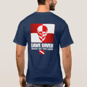 Cave Diver - Wonen op de rand kleding T-shirt (Achterkant)