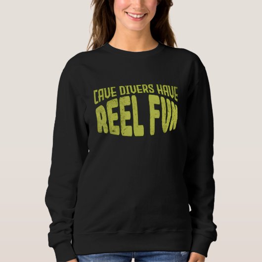 Cave Divers hebben Reel Fun Trui (Voorkant)