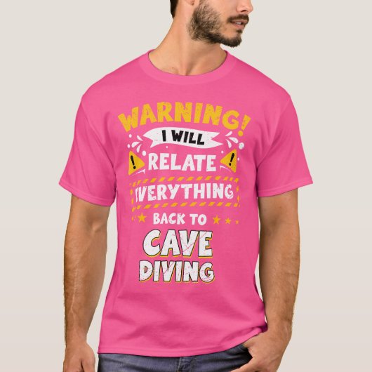 Cave Diving T-shirt (Voorkant)
