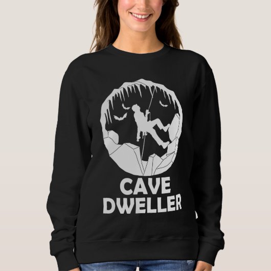 Cave Dweller - Funny Caver Spelunking Speleology Trui (Voorkant)