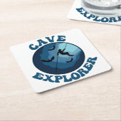 Cave Explorer Caver Caver Caver Caving Speleology Kartonnen Onderzetters (Schuin)