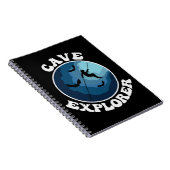 Cave Explorer Caver Caver Caver Caving Speleology  Notitieboek (Rechterzijde)