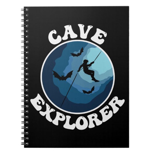 Cave Explorer Caver Caver Caver Caving Speleology  Notitieboek (Voorkant)