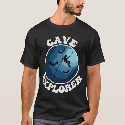 Cave Explorer Caver Caver Caver Caving Speleology T-shirt (Voorkant)