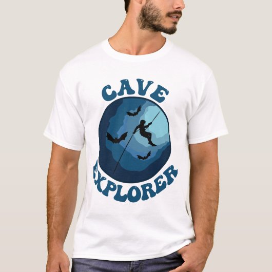 Cave Explorer Caver Caver Caver Caving Speleology T-shirt (Voorkant)