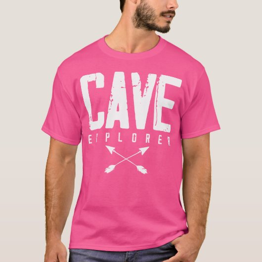 Cave Explorer Caving Spelunking Cave Diver Diving T-shirt (Voorkant)