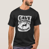 Cave Exploring Adventure Caving Spelunking Spelolo T-shirt (Voorkant)