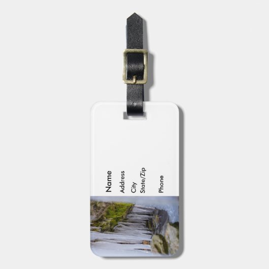 Cave Icicles Bagagelabel (Voorkant verticaal)