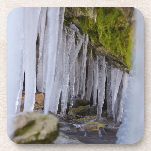 Cave Icicles Drankjes Onderzetter (Voorkant)