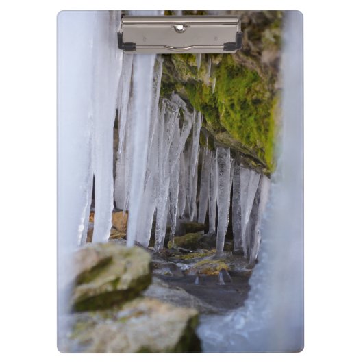 Cave Icicles Klembord (Voorkant)