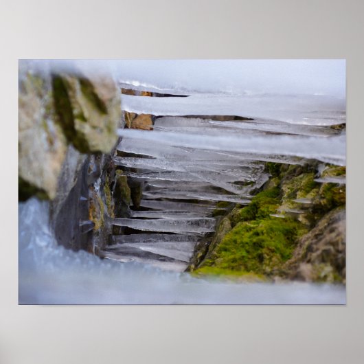 Cave Icicles Poster (Voorkant)