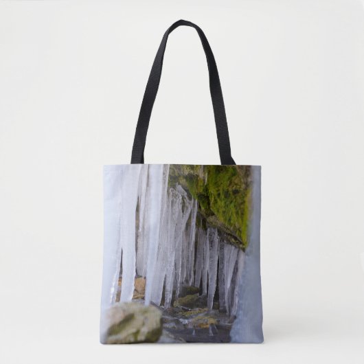 Cave Icicles Tote Bag (Voorkant)