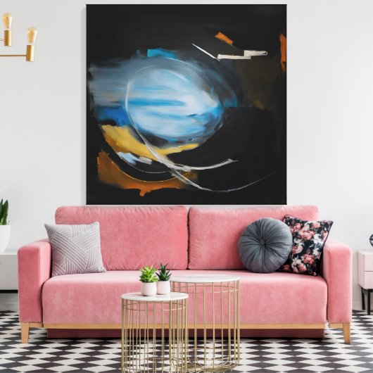 Cave II - Uitgerekte Canvas Art Print (Insitu (Woonkamer))