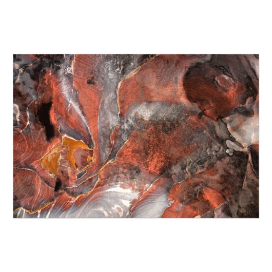 Cave in Petra, Jordan Foto Afdruk (Voorkant)