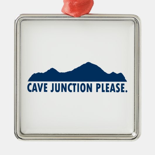 Cave Junction Oregon alstublieft Metalen Ornament (Voorkant)