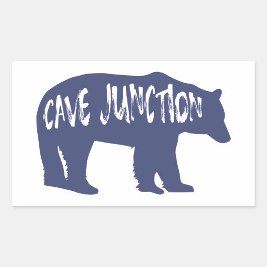 Cave Junction Oregon Beer Rechthoekige Sticker (Voorkant)