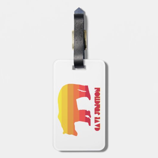 Cave Junction Oregon Rainbow-Beer Bagagelabel (Achterkant verticaal)