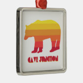 Cave Junction Oregon Rainbow-Beer Metalen Ornament (Rechts)