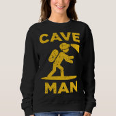 Cave Man Cave Explorer And Nature Trui (Voorkant)