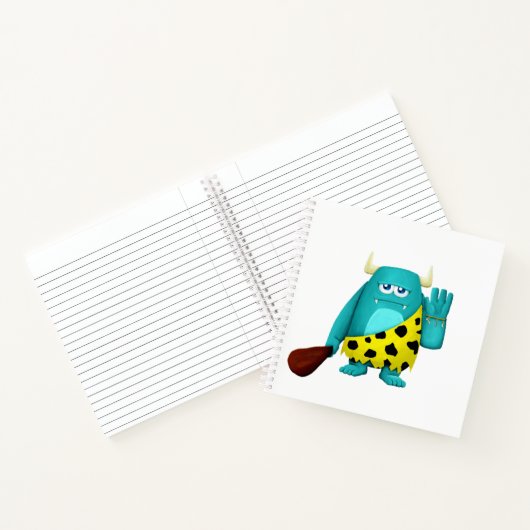 Cave Monster Notitieboek (Binnen)