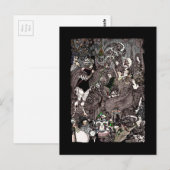 Cave of Spleen Gothic Artwork Briefkaart (Voorkant / Achterkant)