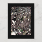 Cave of Spleen Gothic Artwork Briefkaart (Voorkant)