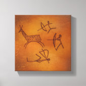 cave painting canvas afdruk (Voorkant)