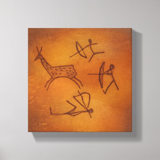 cave painting canvas afdruk (Voorkant)