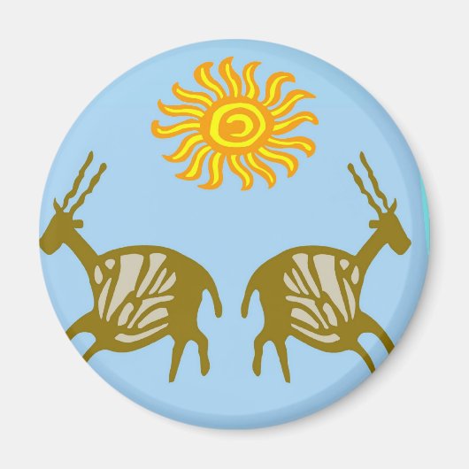 Cave Painting Magneet (Voorkant)