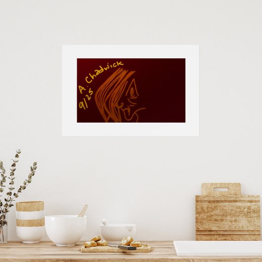 Cave Painting Poster (Keuken)