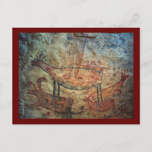 Cave Painting Rock Art Briefkaart