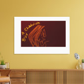 Cave Painting Stretched Canvas (Insitu (Woonkamer))