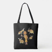Cave Painting Tote Bag (Achterkant)