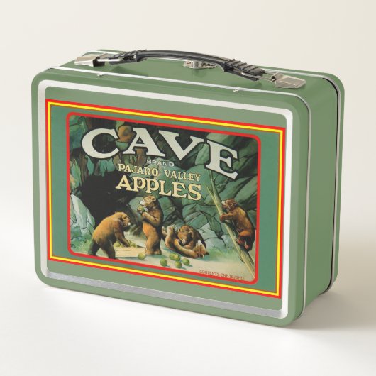  CAVE PAJARO VALLEY Apples Lunch Box (Achterkant)