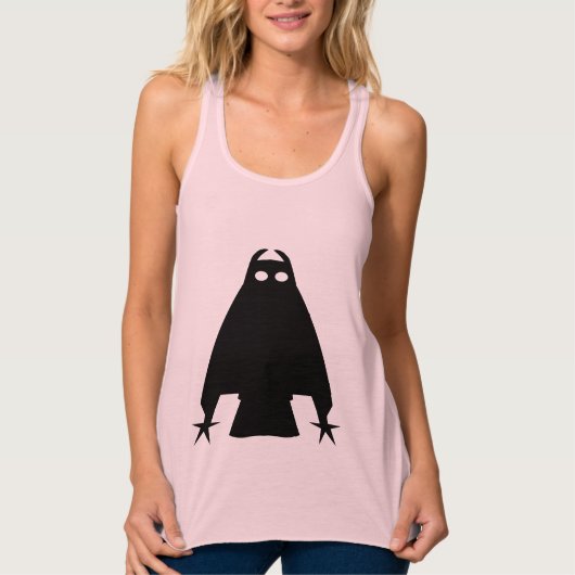 Cave petroglyphs horde antieke uil tanktop (Voorkant)