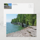 Cave Point Park Briefkaart (Voorkant / Achterkant)