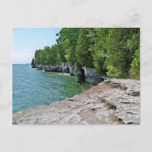 Cave Point Park Briefkaart (Voorkant)