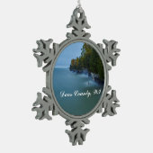 Cave Point Park, Deurdistrict, Snowflake Ornament (Links)