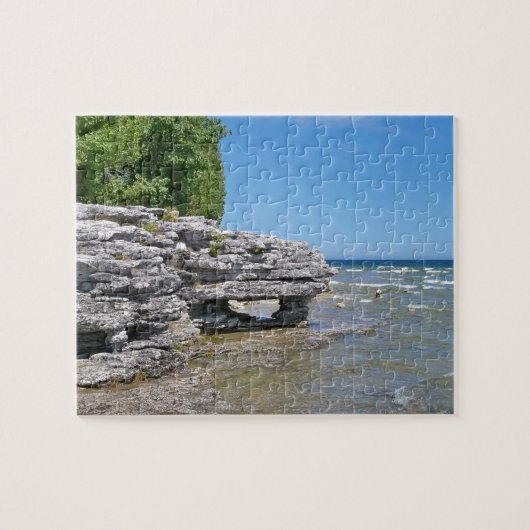 Cave Point Park Shoreline Legpuzzel (Horizontaal)