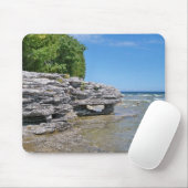 Cave Point Park Shoreline Muismat (Met muis)