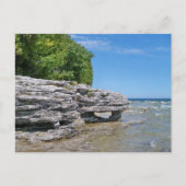 Cave Point Shoreline Briefkaart (Voorkant)