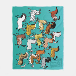 Cave Pony Fleece Blanket 2 Deken