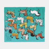 Cave Pony Fleece Blanket 2 Deken (Voorkant (Horizontaal))