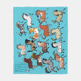 Cave Pony Fleece Blanket 3 Deken