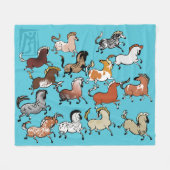 Cave Pony Fleece Blanket 3 Deken (Voorkant (Horizontaal))
