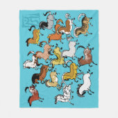 Cave Pony Fleece Blanket 4 Deken (Voorkant)