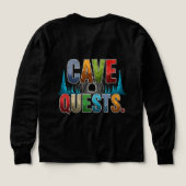 Cave Quests Adventure T-shirt ontwerp (Achterkant)