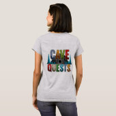 Cave Quests Adventure T-shirt ontwerp (Achterkant volledig)